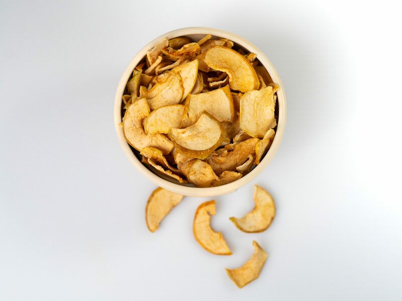 Velké jablečné chipsy od Mixit, varianta Natural