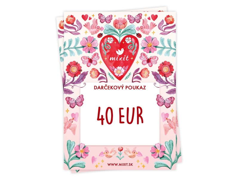 Elektronický Darčekový poukaz 40 Eur