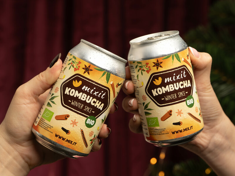 Winter spice vánoční kombucha 2026 fermentované