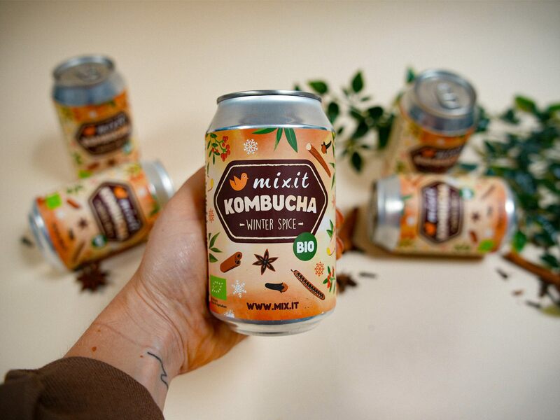 kombucha, fermentácia, winter, spice, nápoj, fermentovaná limonáda, zdravé pitie, probiotiká