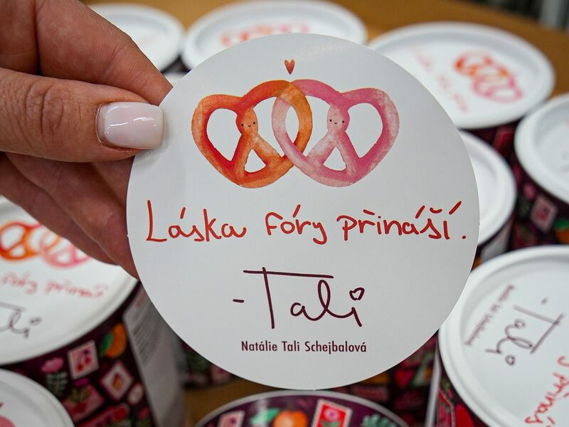 Valentínske prclíky - spolupráca Tali darček na Valentína