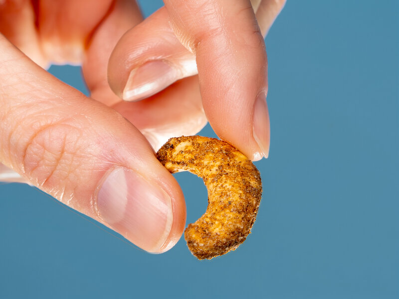 Cashews à la Vanillekipferl im Taschenformat