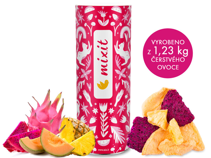 Velké zamilované ovoce – Ananas, dračí ovoce, meloun cantaloupe
