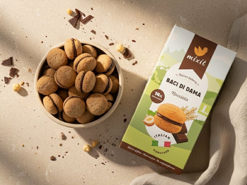 Mixit Italian bakery – Cookie Baci di Dama Nocciola
