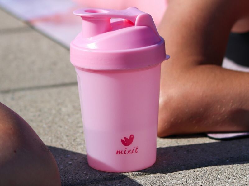 Degustační proteinový Drink Mixit & Shaker (Růžový)