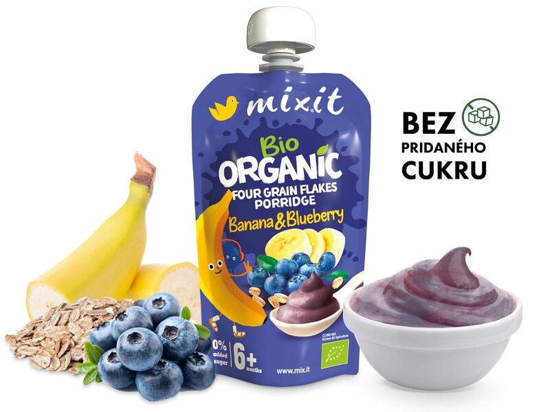 Mixit BIO kapsička - Banán a čučoriedka