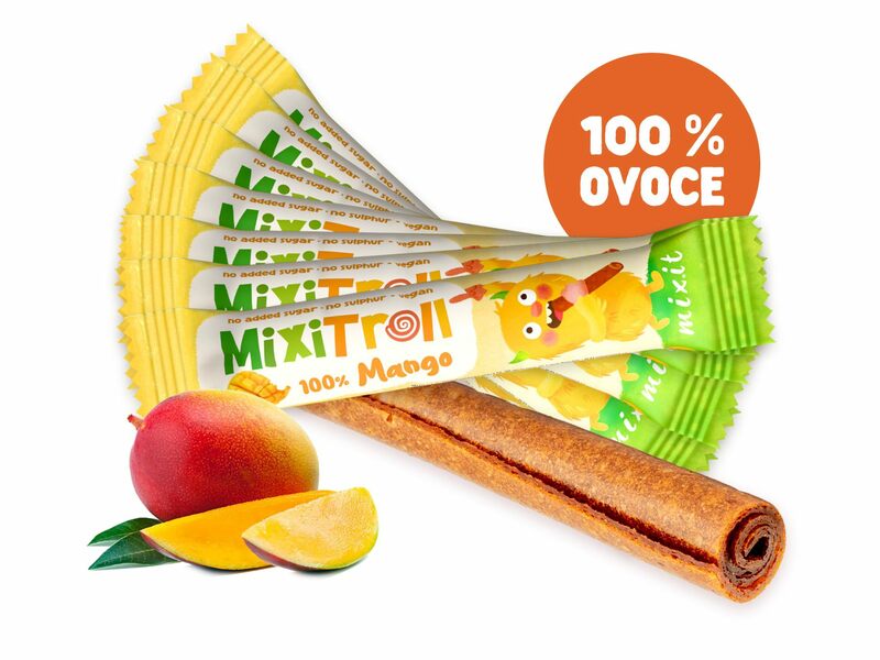 Ovocná rolka MixiTroll – 100 % Mango (7 ks)