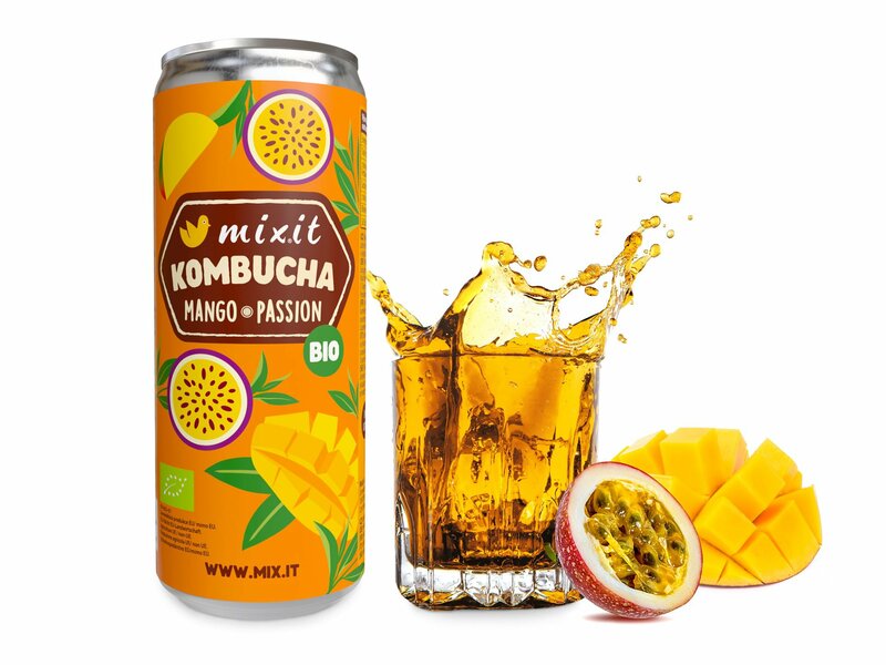 Mixit BIO Kombucha - Mango & Passion Fruit