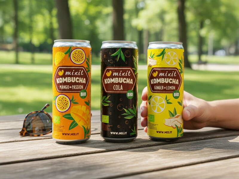 Mixit BIO Kombucha - Mango & Passion Fruit
