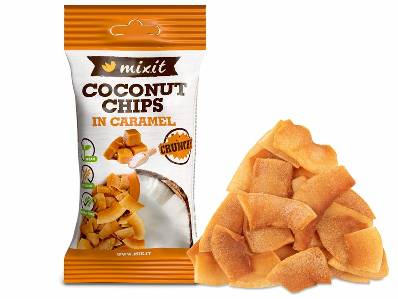 Zsebbe való kókuszchips - Karamell akciós termékkép 1