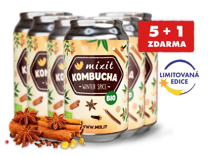 Mixit Bio Kombucha – Winter Spice (6 ks)