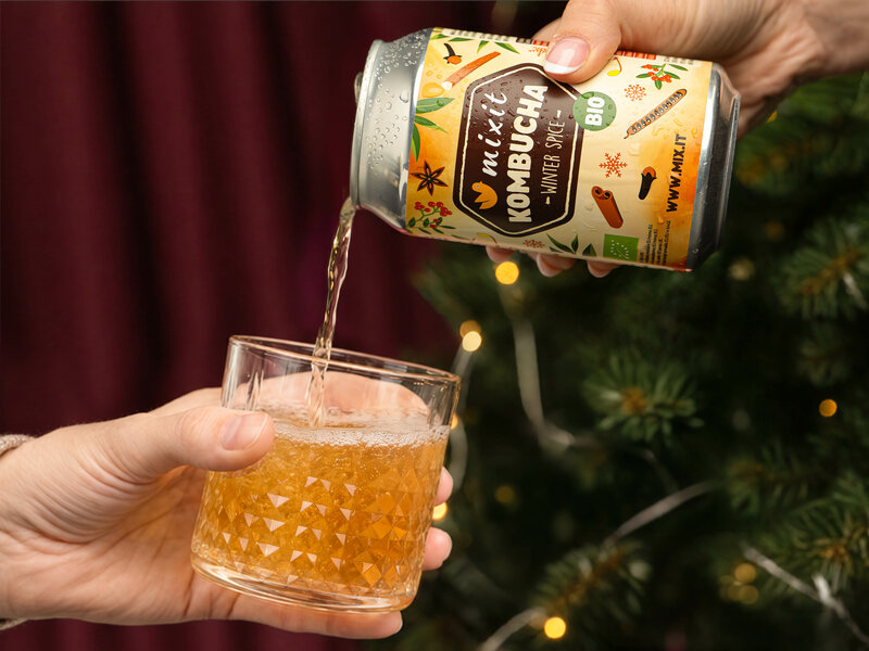 kombucha vánoční winter spice 6 ks