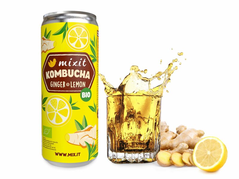Mixit BIO Kombucha - Ginger & Lemon