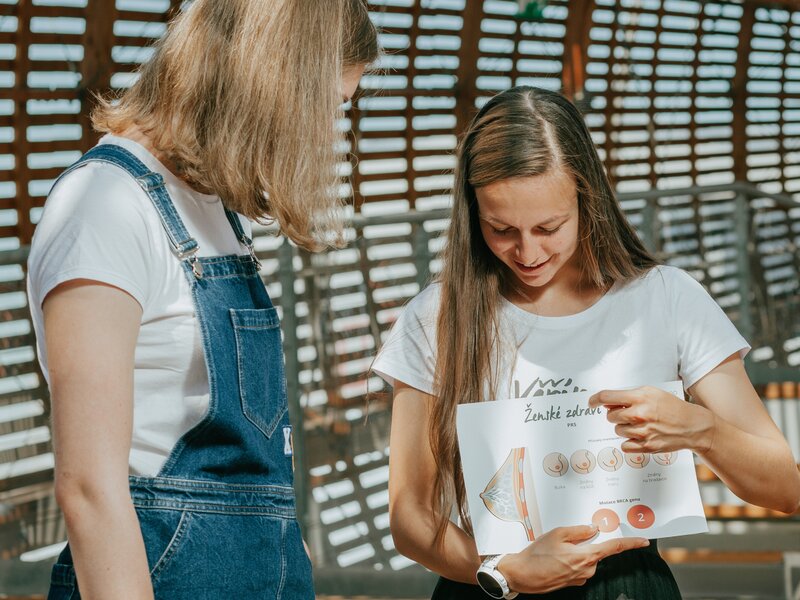 Dar pro charitativní projekt #prsakoule od Loono
