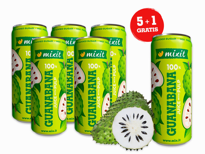 Succo di frutta Mixit – 100% guanabana con polpa (6 pz.)