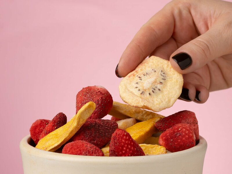 Fruits de l’amour – Mangue, kiwi jaune, fraise
