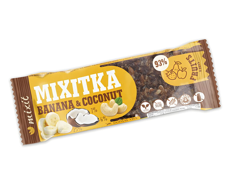Mixitka BEZ GLUTENU - Banan + Kokos